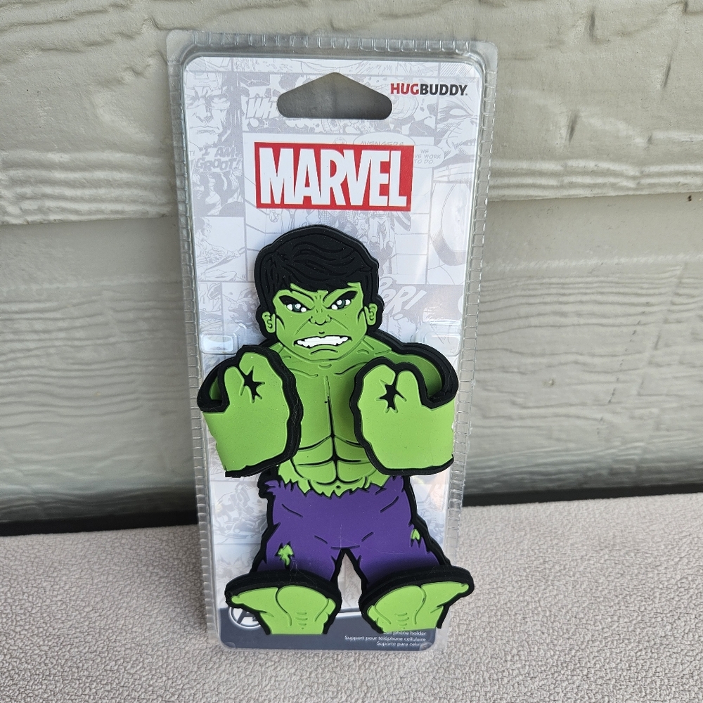 Marvel Hug Buddy Universal Vent Clip Cell Phone Vehicle Holder Hulk Avengers